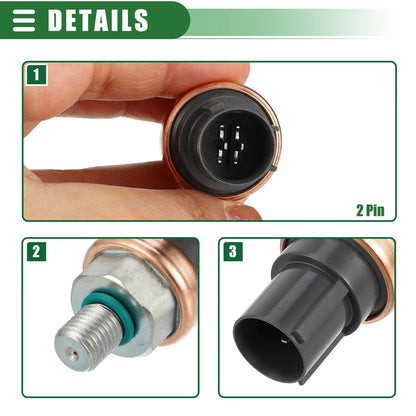 Oil Pressure Sensor for Honda CR-V (2002-2011) Silver Tone