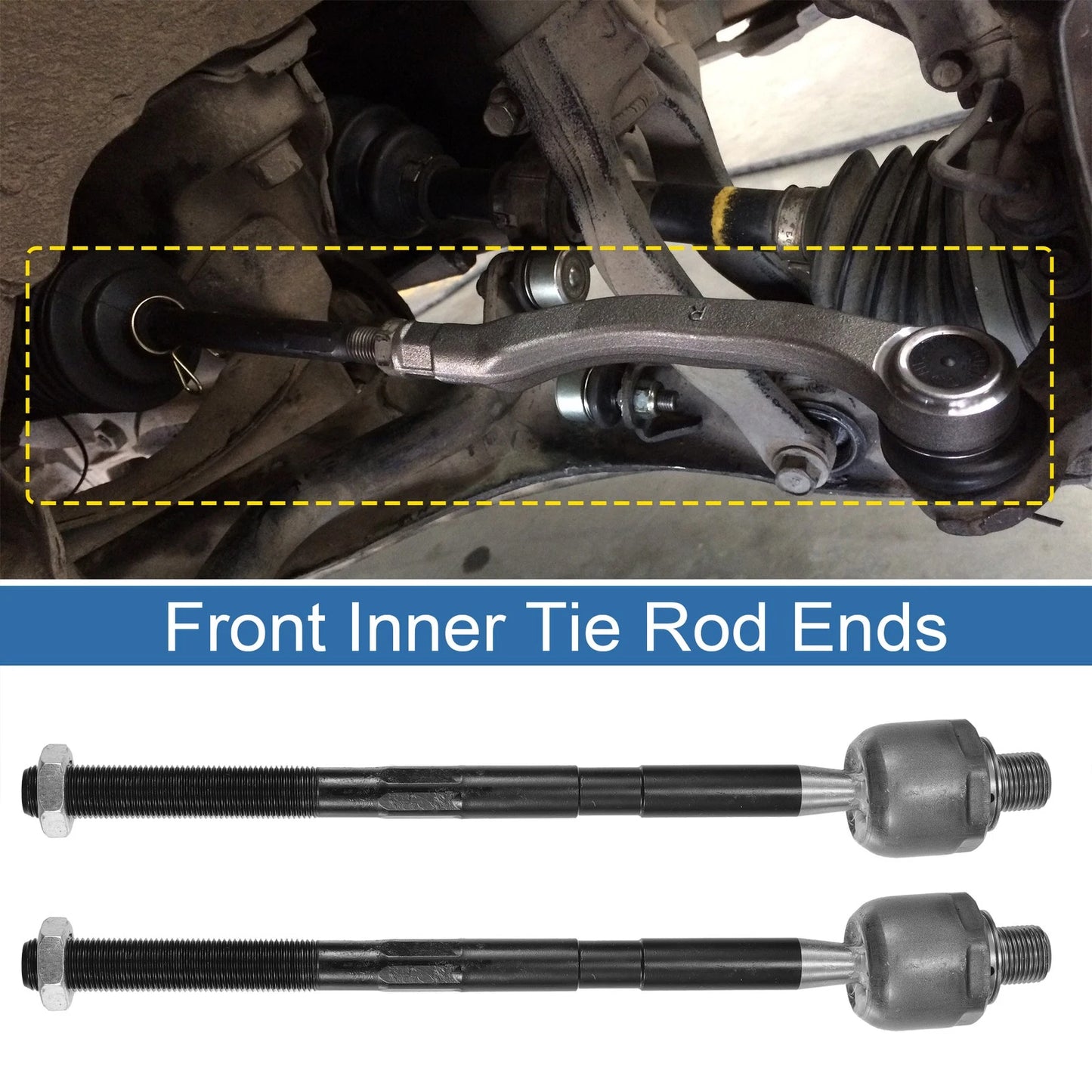 Front Inner Tie Rod End Links for Jeep Liberty (2006-2012)