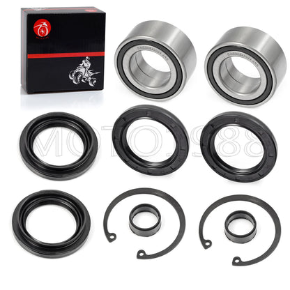 2 x Front Wheel Bearing & Seals for HONDA Foreman Rubicon 400–500 Rincon (2003–2013)