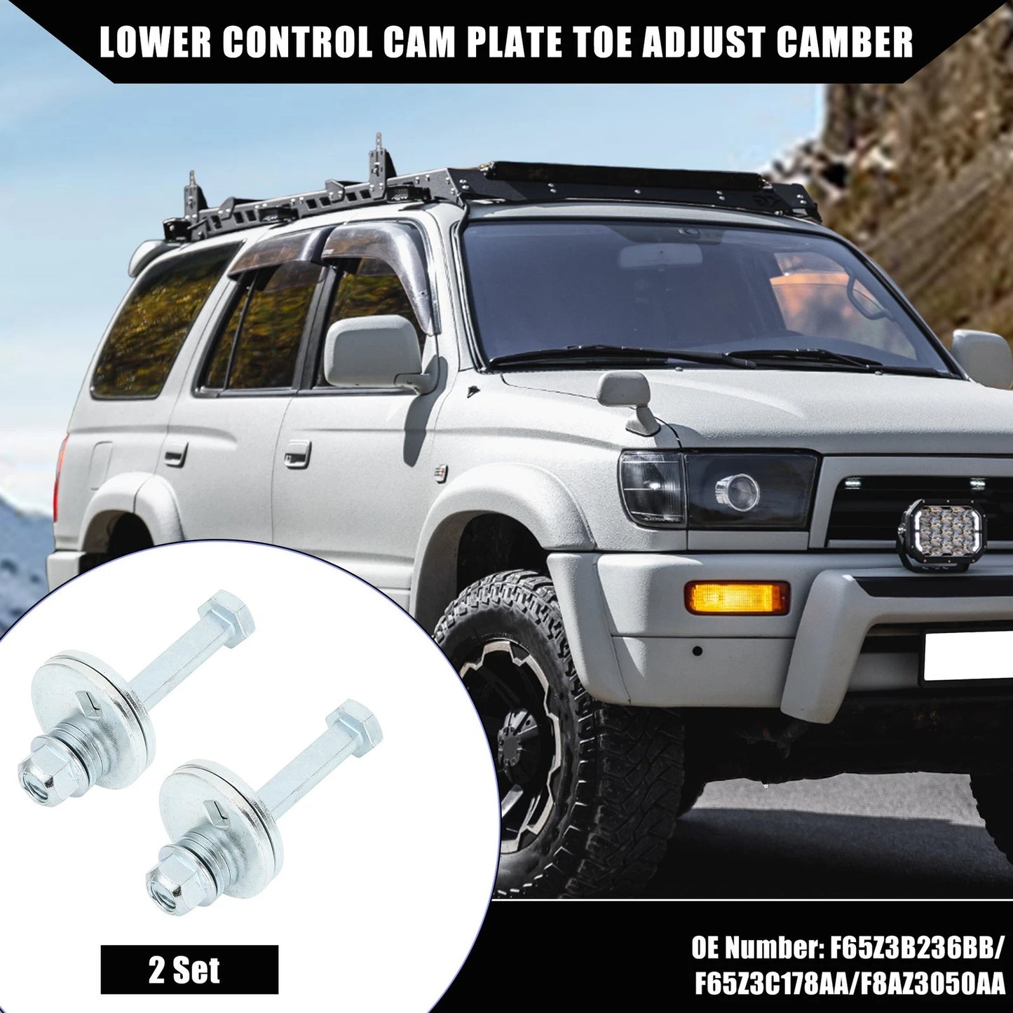 Camber Caster Alignment Kit for Ford F-150 Base (1997-2000) - 2 Sets