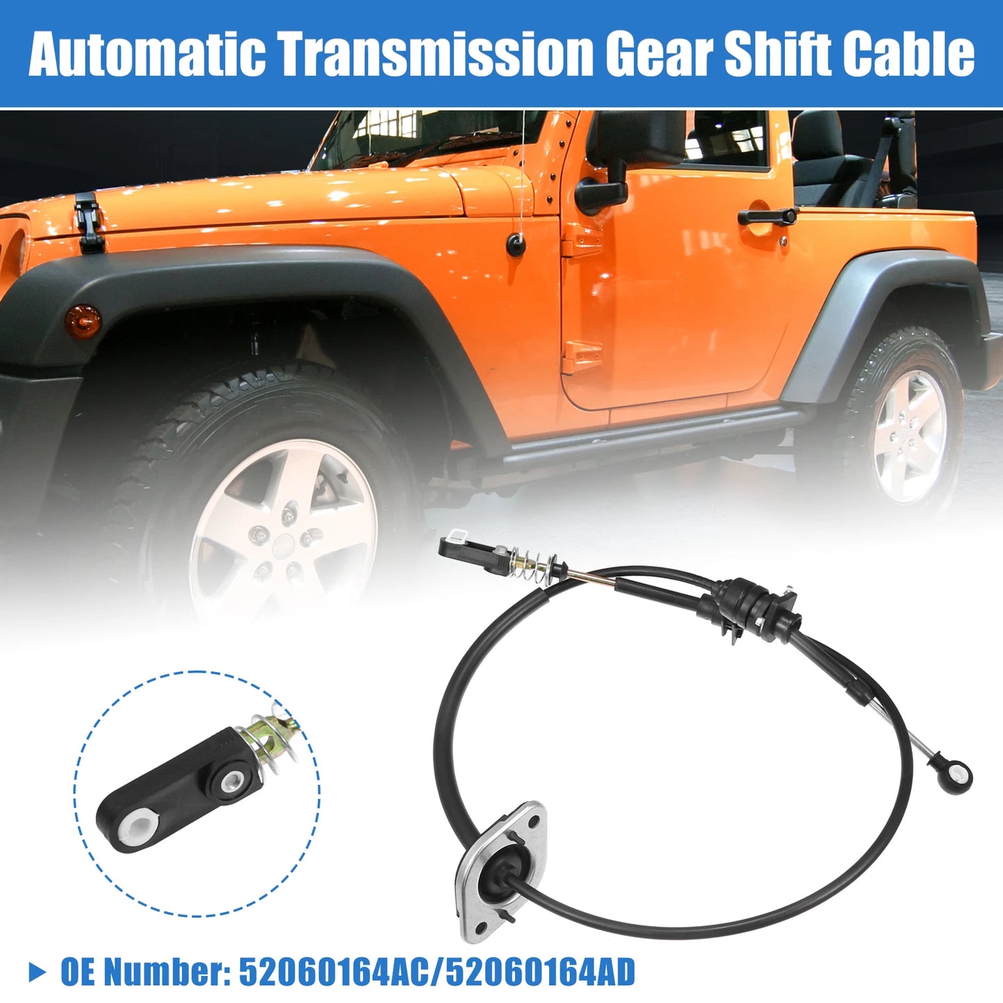 Transmission Gear Shift Cable for Jeep Wrangler (2007-2010)