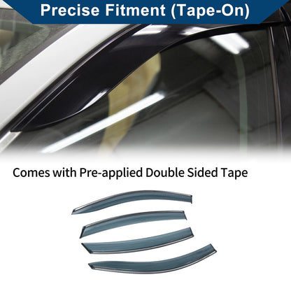 Window Deflectors for Nissan Sentra Side Vent Visors (2007-2012)