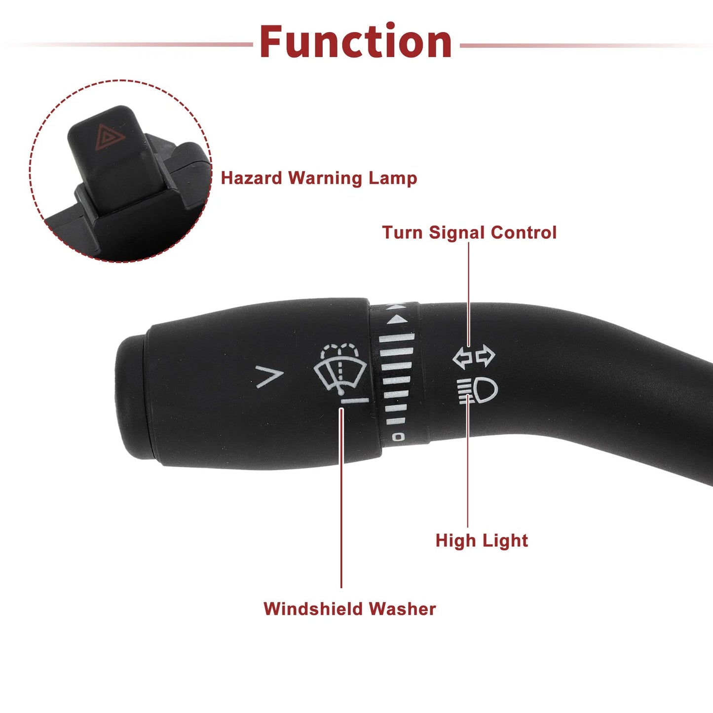 Steering Column Turn Signal Switch for Ford E-150 E-250 (2004-2014)