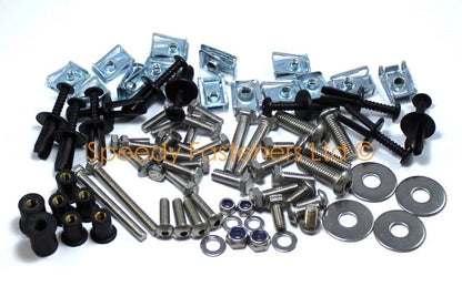 66 pcs Stainless Steel Bolts Washers Nuts Clips for Elise VX220