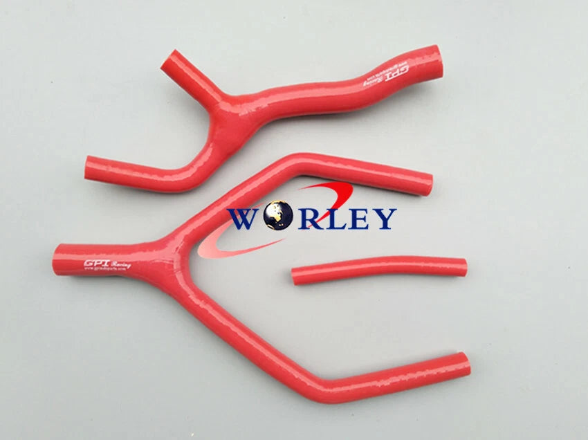 Silicone Radiator Hose Kit for Yamaha YZ125 1989-1992 - Blue