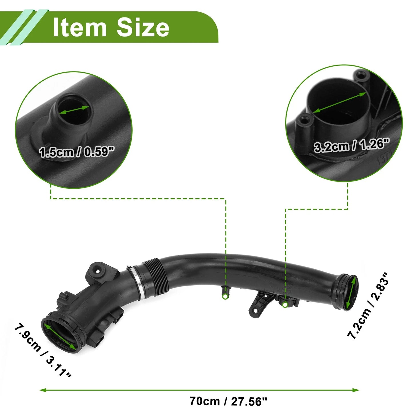 Car Air Intake Hose Tube Pipe for BMW X3 X4 X5 X6 (2011 - 2013)