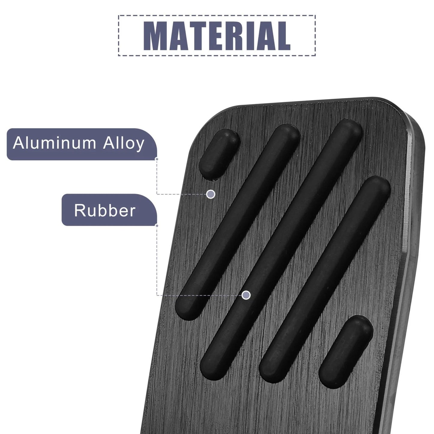 Brake Pedal & Gas Accelerator Pedal Covers for Jeep Cherokee (2014-2021)
