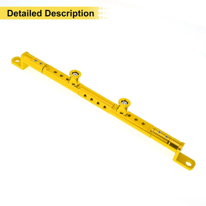 Balance Bar Handlebars 10mm/0.39 Dia Gold Tone for Motorcycle