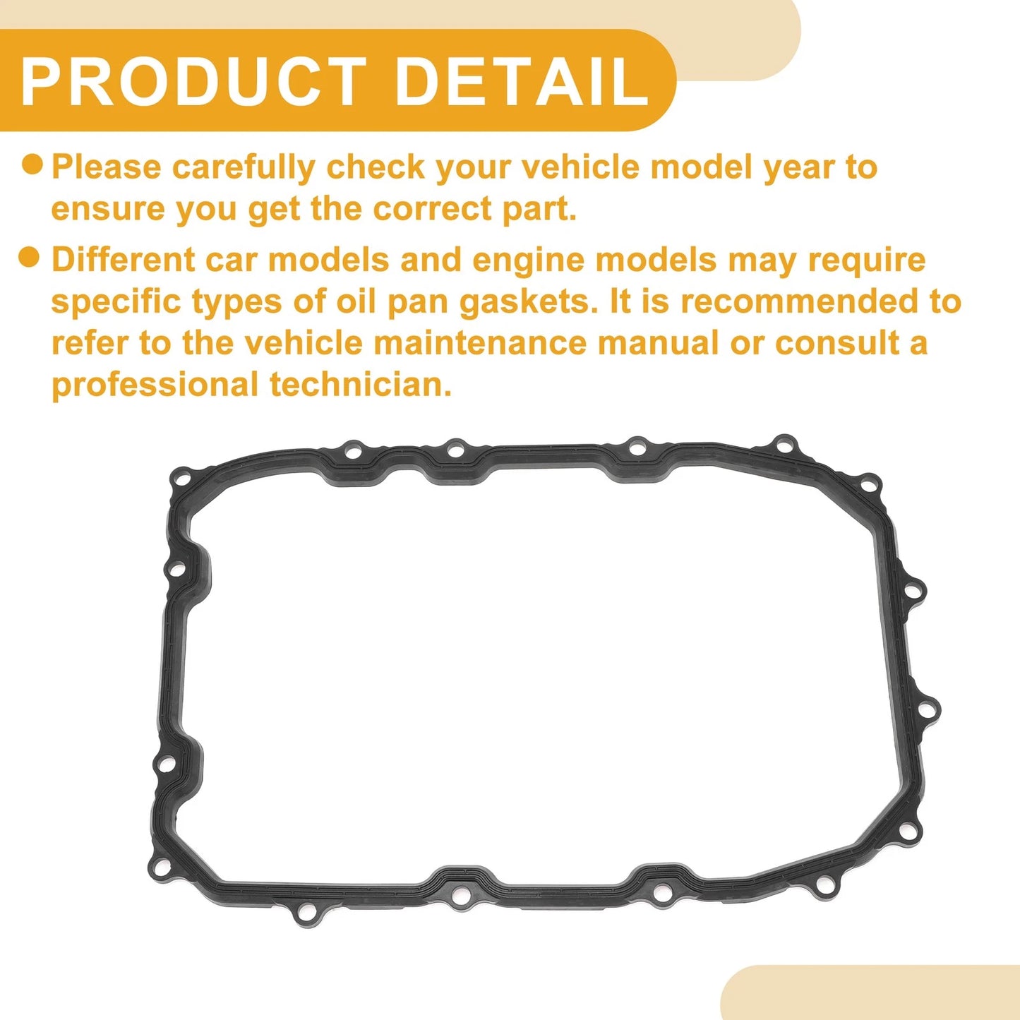 Oil Pan Gasket Transmission Filter for Porsche Cayenne (2003-2010)