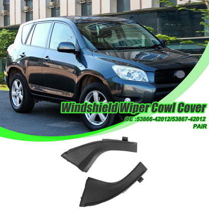 Pair Front Left Right Cowl Extension Trim Cover for Toyota RAV4 (2006–2012)