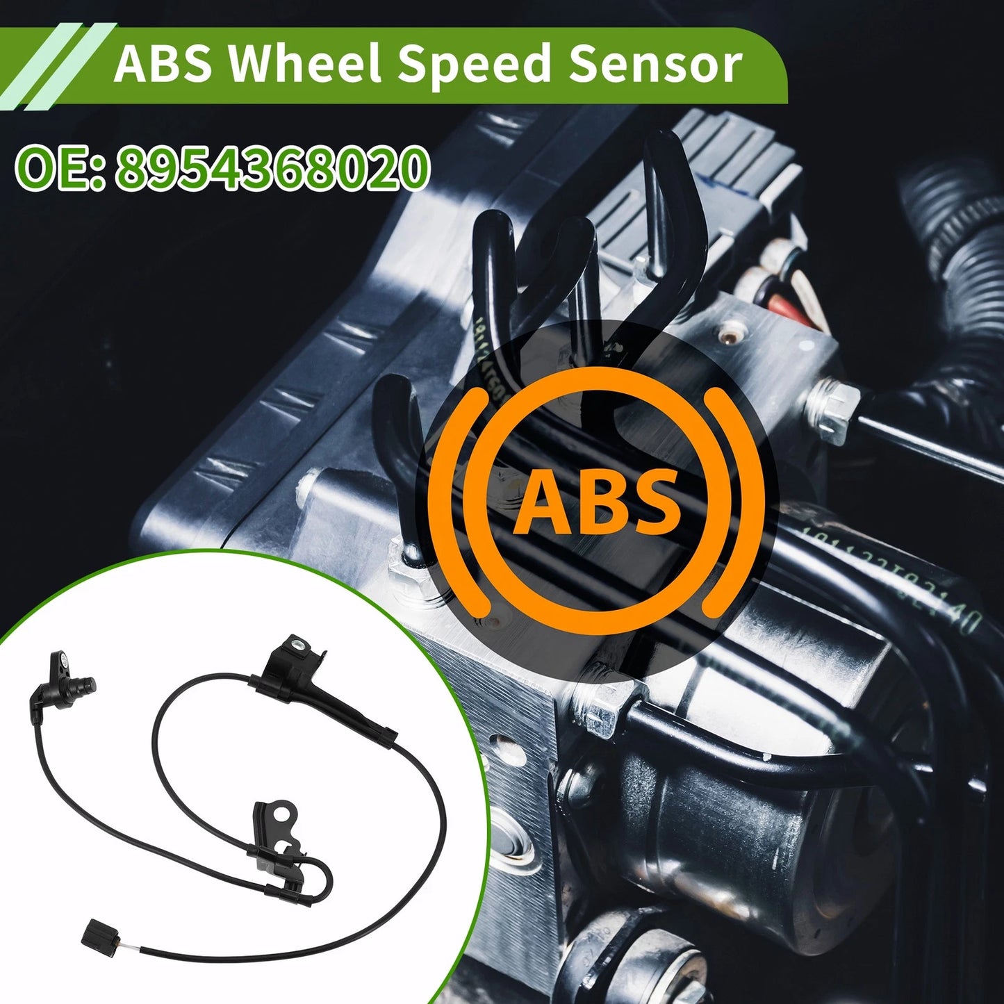 ABS Wheel Speed Sensor 1 Pc Front Left for Toyota Wish