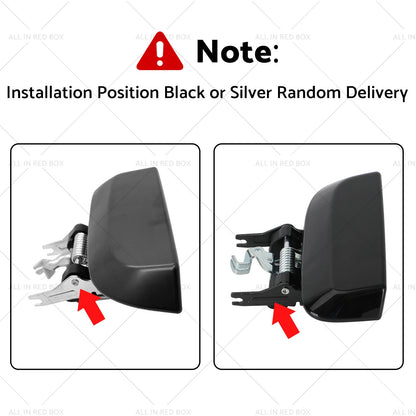 Black Rear Right Outer Door Handle for Nissan Pathfinder (2005-2013)