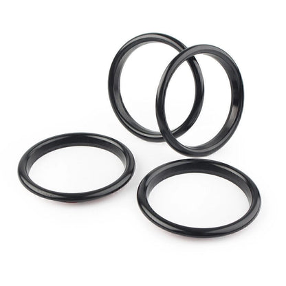 Black 4x Car Air Vent Cover Rings for Audi A3 S3 (2012-2019)