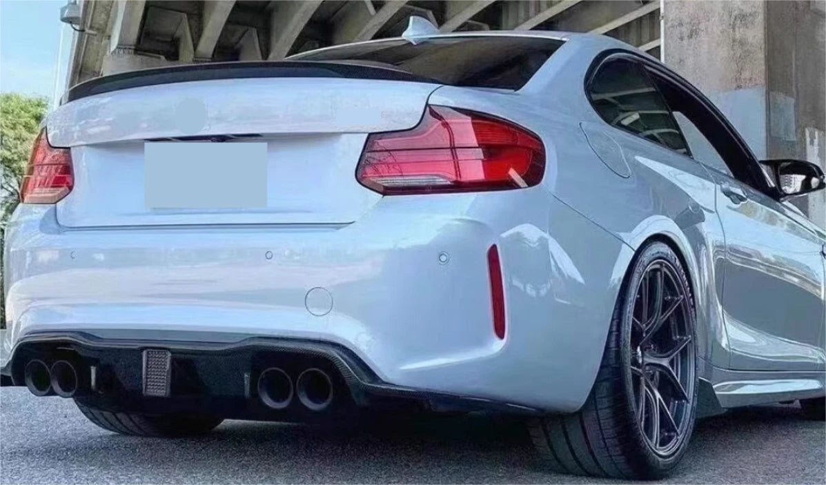 Glossy Black Rear P Style Spoiler Wing for BMW 2 Series F22 F87 (2014-2019)