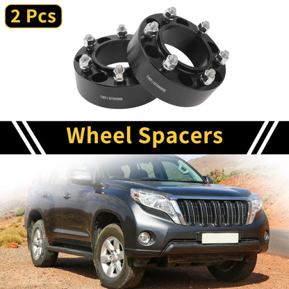 2 x 6x139.7mm Wheel Spacers 108mm M12x1.5 for Toyota Land Cruiser
