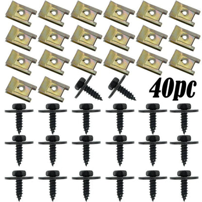 Undertray Mud Flaps Clips Sheet Fixing Hex Screw for Speed Fastener
