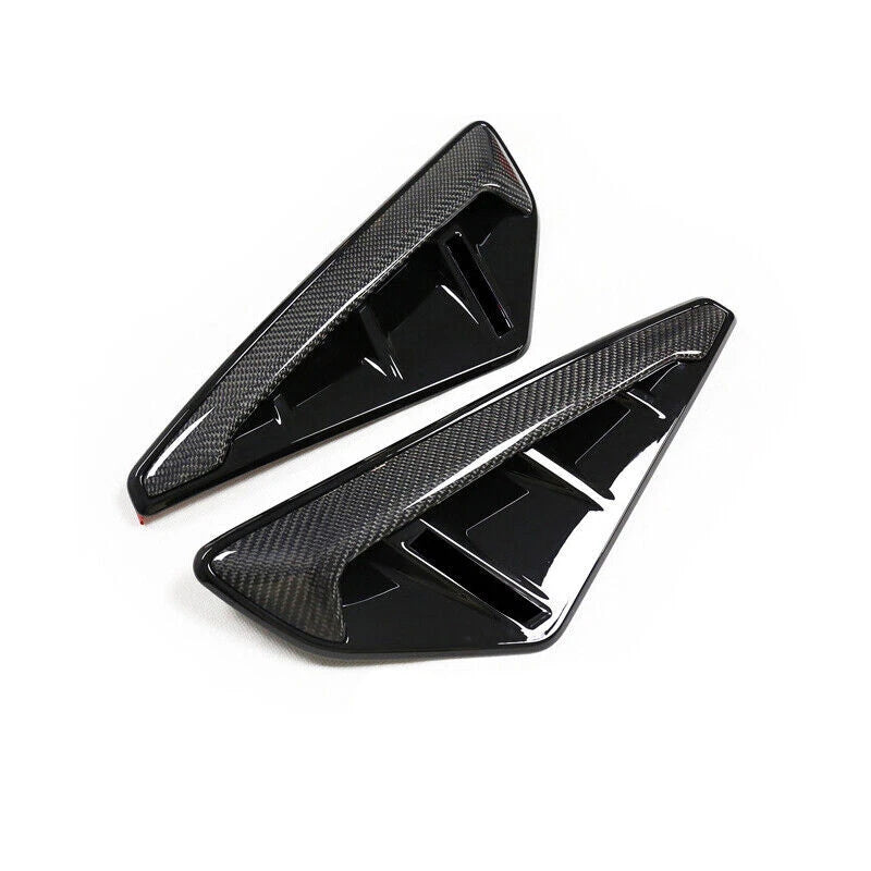 Dry Carbon Fiber Side Fender Air Vent Trim Parts For BMW X5M 2020