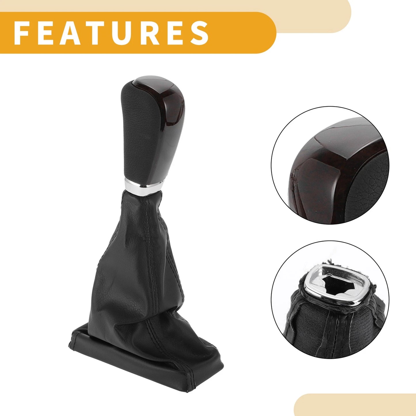 Automatic Gear Shifter Knob with Cover for Toyota Land Cruiser (2010-2017)