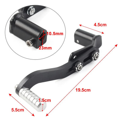 CNC Aluminum Gear Shift Lever Footrest Pedal for Universal Cars