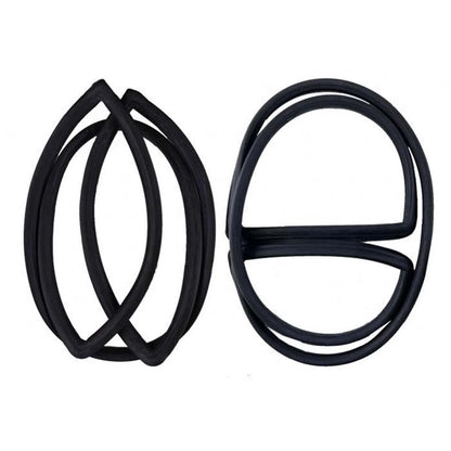 Windshield Rubber Seal Front Rear Set 2 Fits Datsun Nissan 720 Truck 1980-86 D05