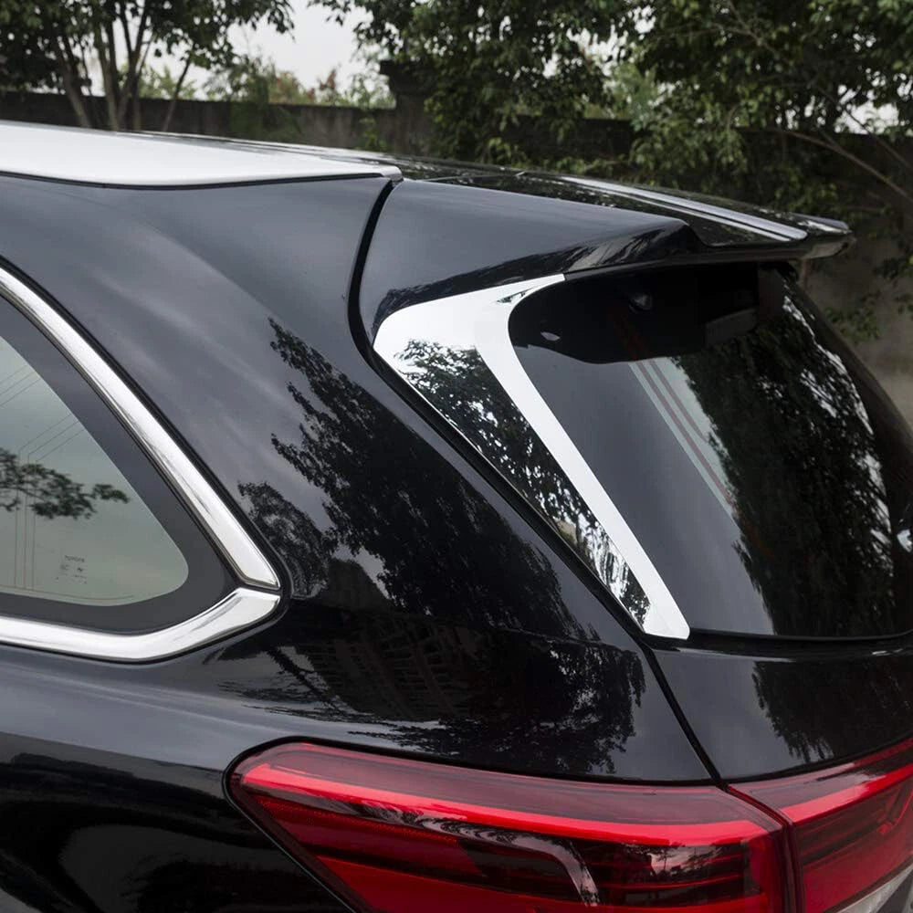 Rear Window Side Spoiler Wing Cover Trim for 14-19 Toyota Highlander