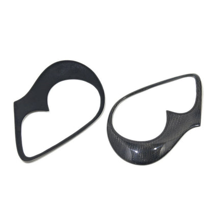 1 Pair Carbon Fiber Headlight Eyebrow Covers for Porsche Cayenne 955 (2002-2007)