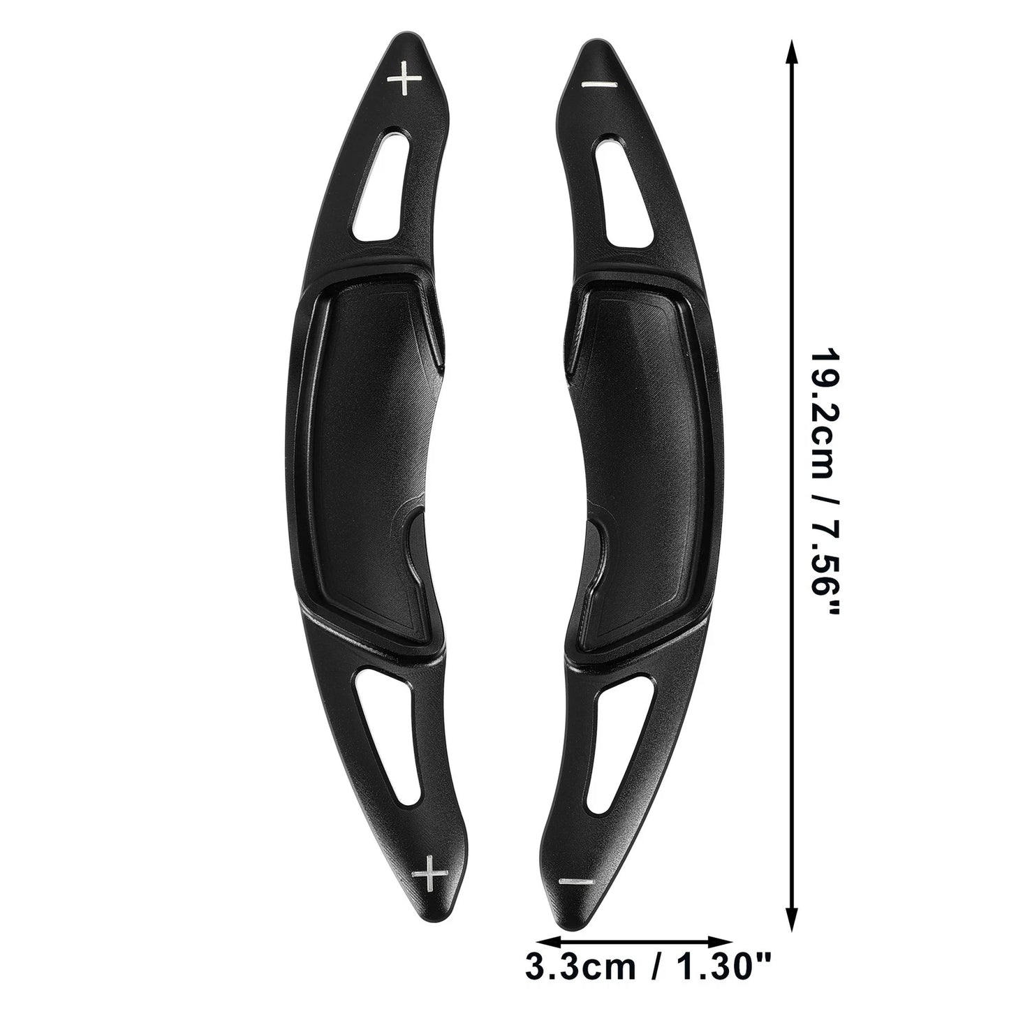 Black Steering Wheel Paddle Shifter Extensions for Subaru Forester (2015-2019)