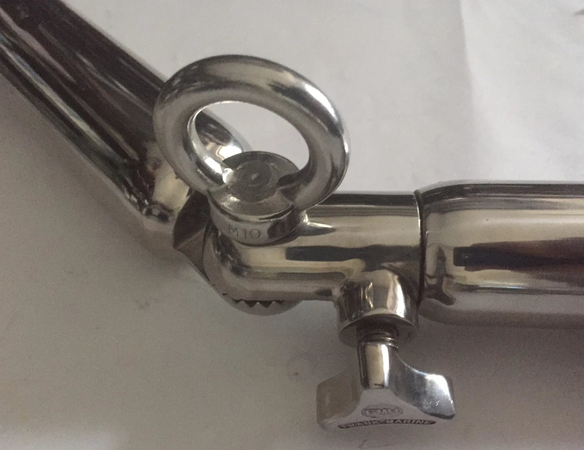Adjustable Outrigger Rod Holder for Trolling, 30°/90° - Compatible with All Boats