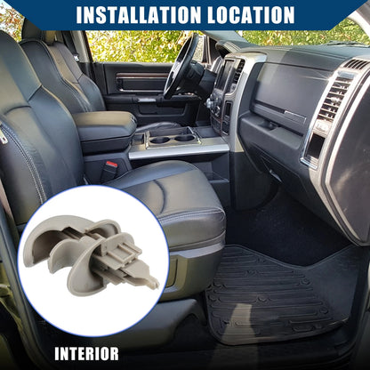 Coat Hook Clothes Hanger Gray for Dodge RAM 1500 2500 (2002 - 2005)