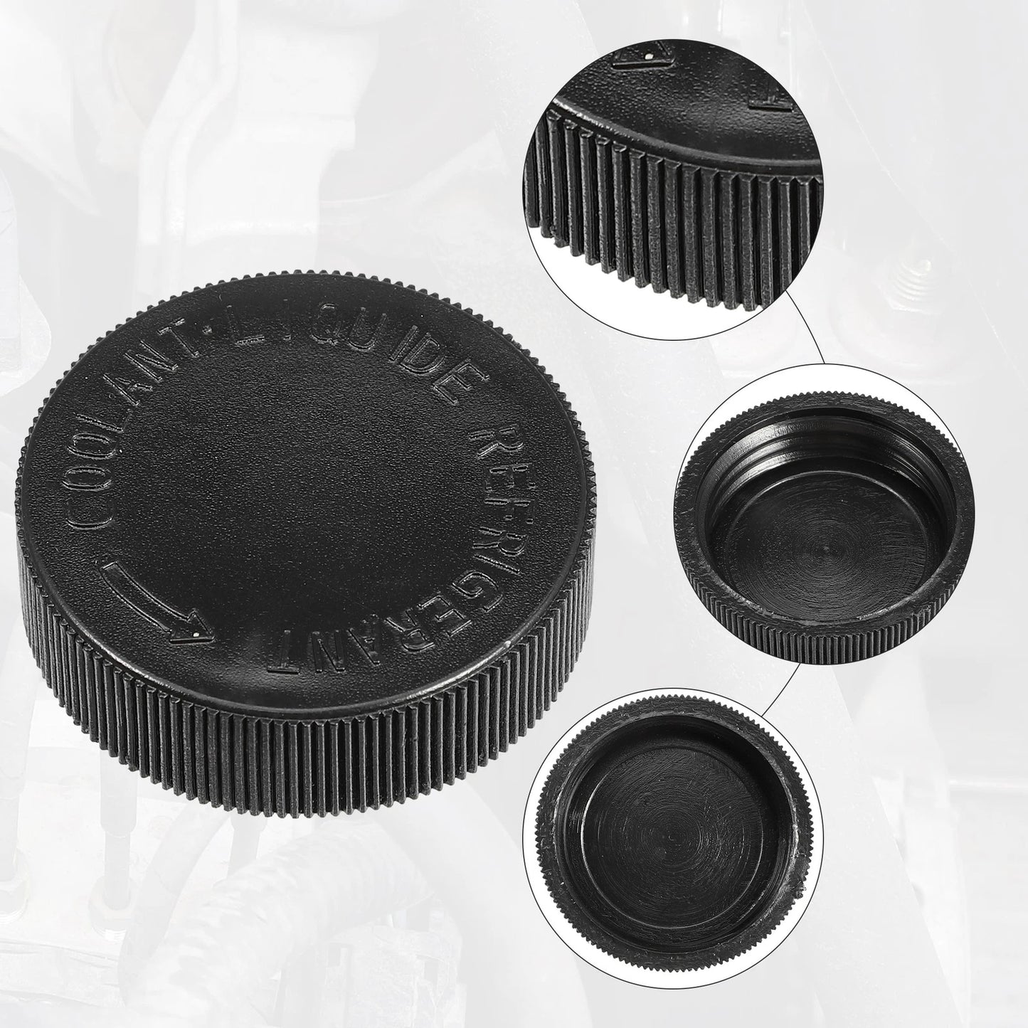 Auto Coolant Reservoir Tank Cap for Infiniti EX35 & Nissan 350Z Black