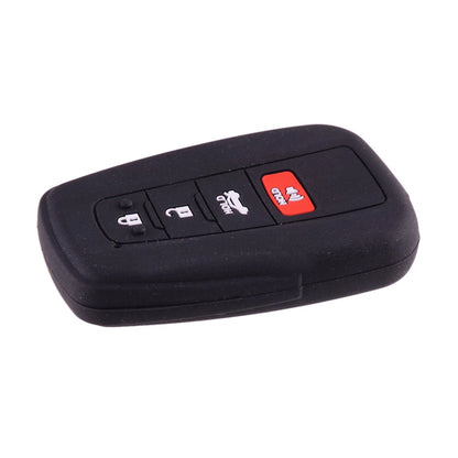 4-Button Remote Cover Case Keychain for Camry Highlander Corolla (2018-2023)