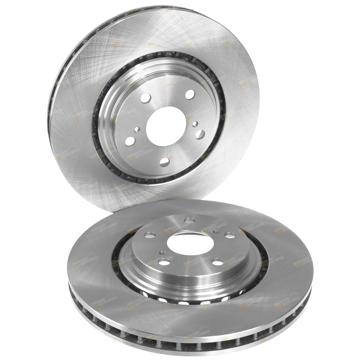 2 x Front Disc Brake Rotors for Toyota Kluger (2007–2020)