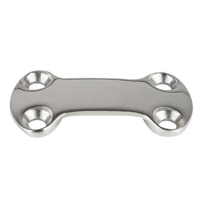 Marine Pad Eye Plate Set 4 Stainless Steel Deck Loops for Boat/RV Cargo