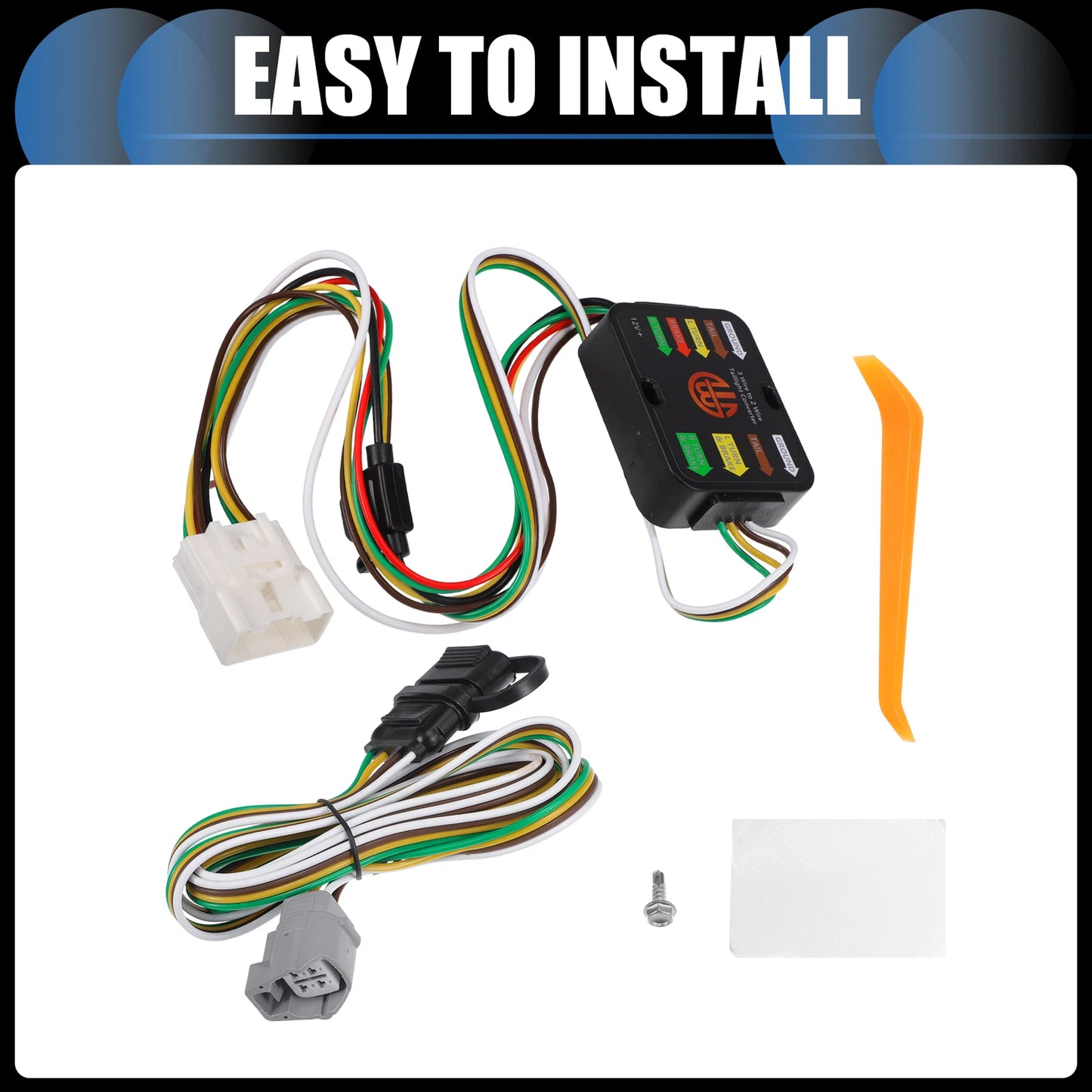 4-Way Flat Trailer Wiring Harness for Toyota Highlander (2020-2021)