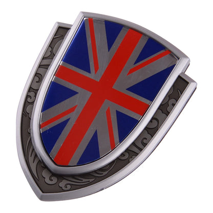 3D Metal England Union Jack Flag Car Fender Emblem Badge Sticker