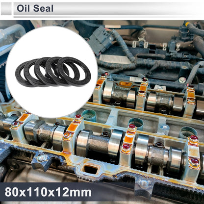Oil Seal / 80x110x12mm / Seal Ring Rotary Shaft Seal Nitrile Rubber