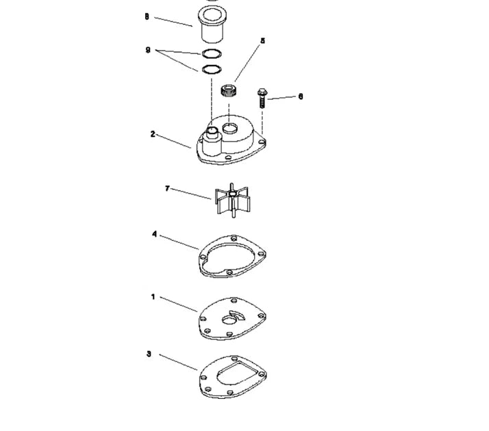 Mercury Water Pump Kit for 100-250HP Outboards (2000-2023)