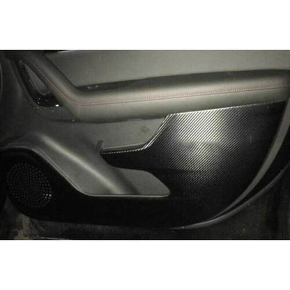 Carbon Fiber Leather Anti-kick Guard Cover Trim for Chevry Blazer (2019–2022)