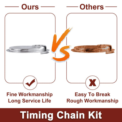 Timing Chain Cover Roller Cam w/Timing Tab for Chevy SBC Small Block