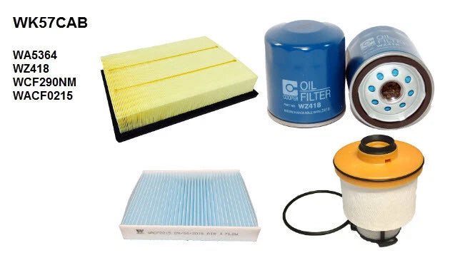 3 x Filter for Toyota Hilux (2015–2023)