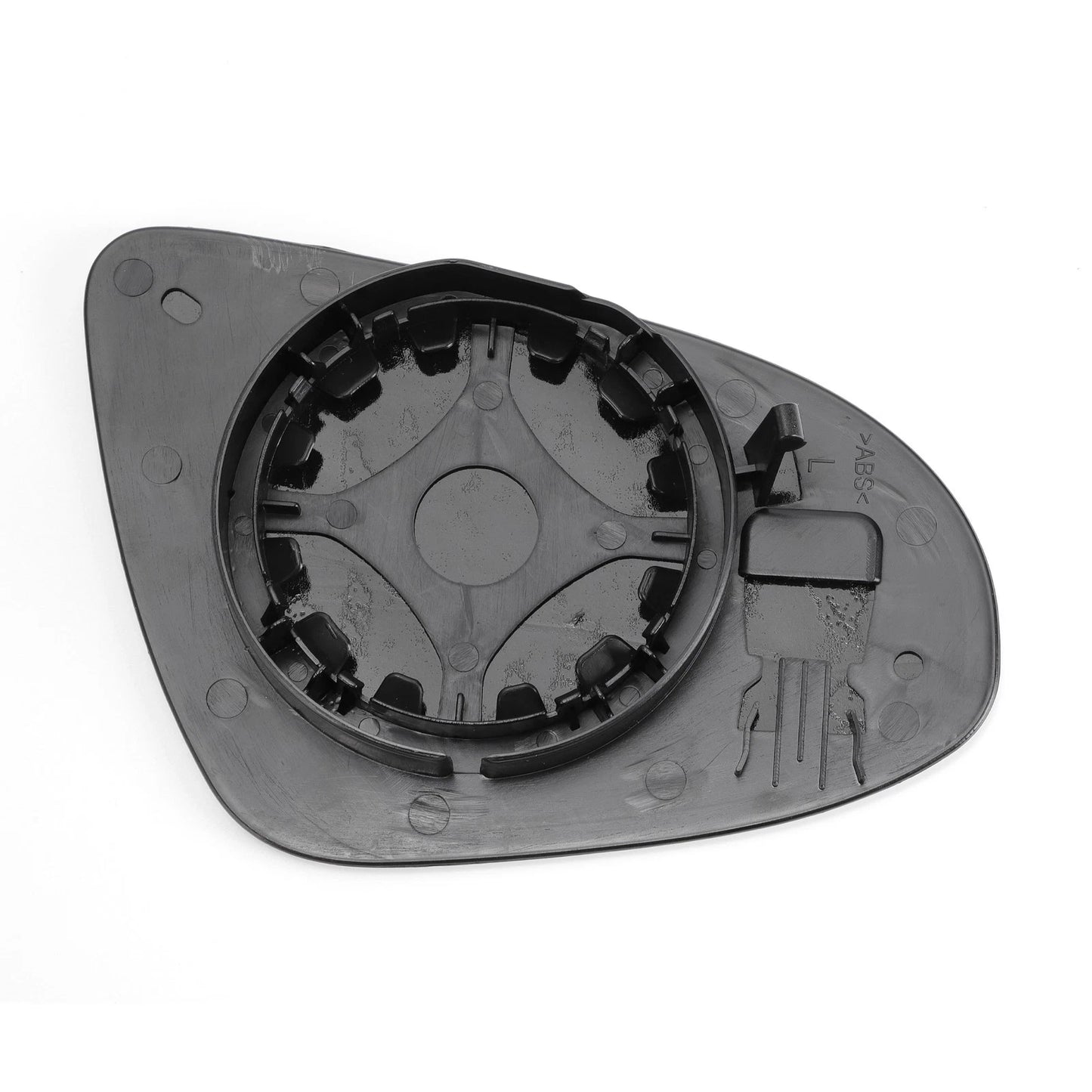 Left Side White Mirror Glass w/ Back Non-heated for Peugeot 108 (2014-2023)