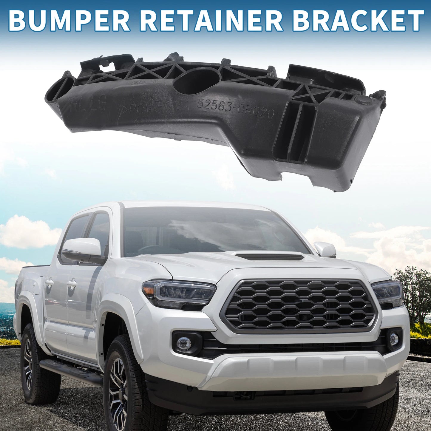 Left Rear Bumper Retainer Bracket for Toyota RAV4 (2005-2013)