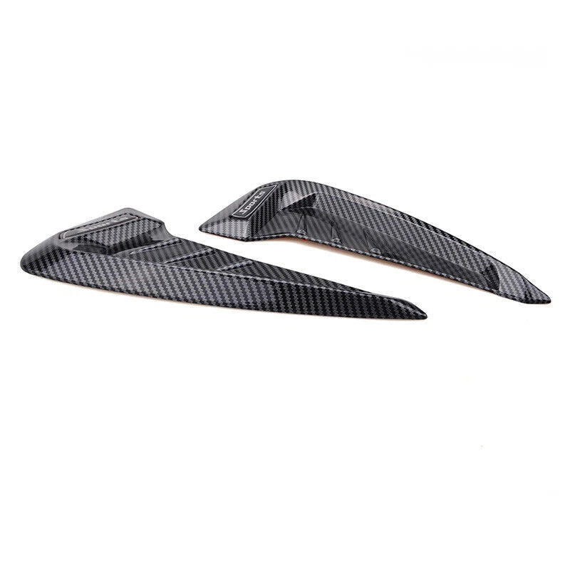 Carbon Fiber Side Hood Fender Air Flow Vent Stickers for BMW F30 F31 F32 F33
