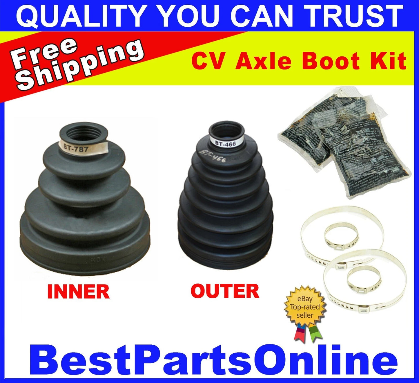 CV Axle Boot 2WD for Lexus RX350 (2007–2009)