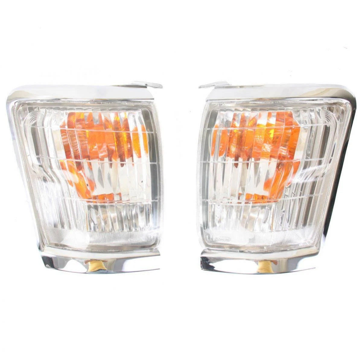 Corner Lamp Turn Light Chrome L+R Fits Toyota HiluxTiger  UTE Pickup 1998-01 D06