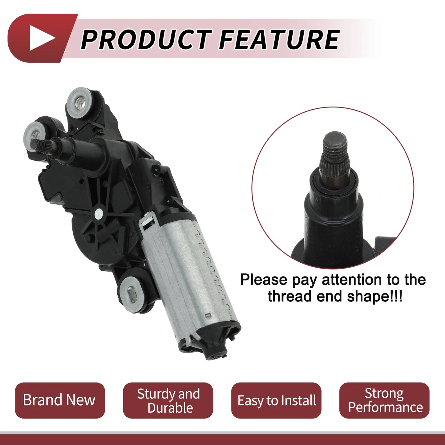 Rear Windshield Wiper Motor for Volvo V70 (2008-2010)