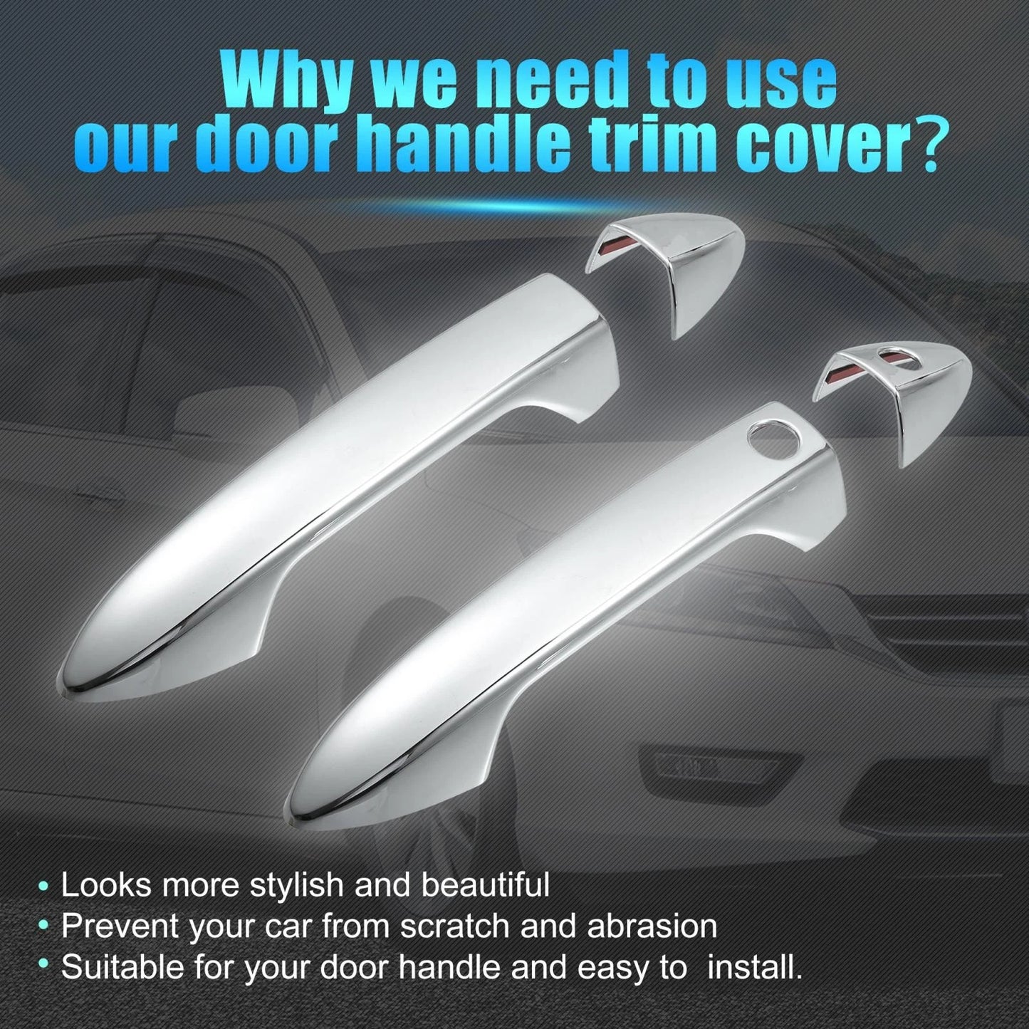 Car Door Handle Cover Trims  Keyless for Honda Accord