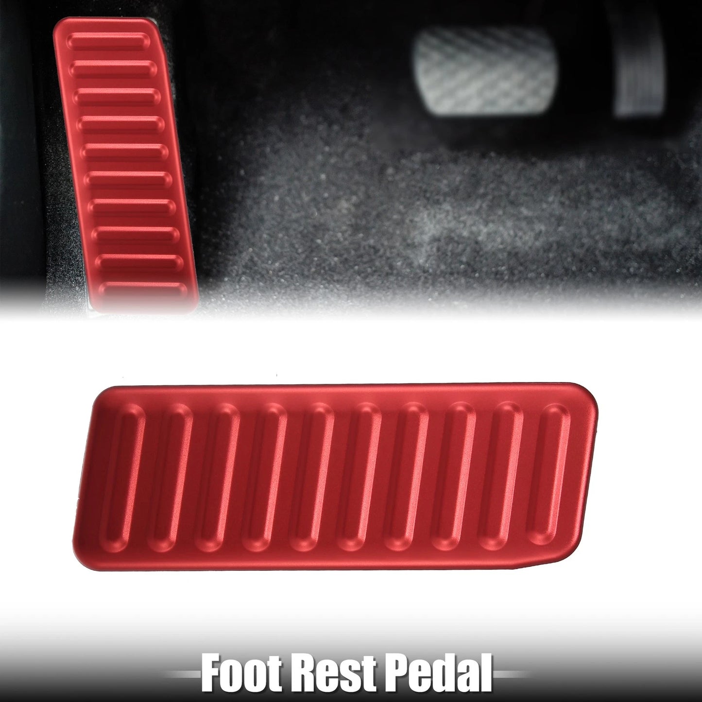 Aluminium Alloy Left Foot Rest Pedal for Ford Mustang (2015-2020)