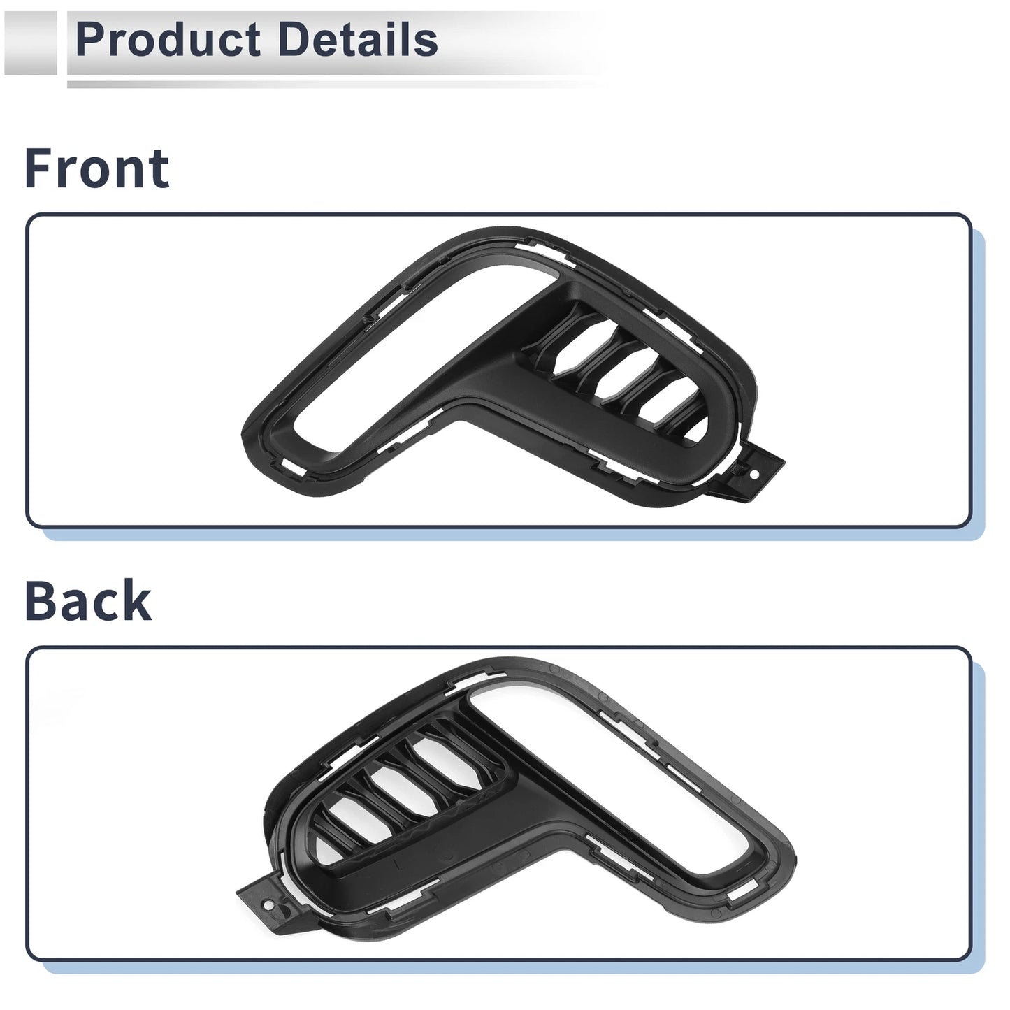 Front Left Fog Light Grill for Dodge Durango (2021-2023)