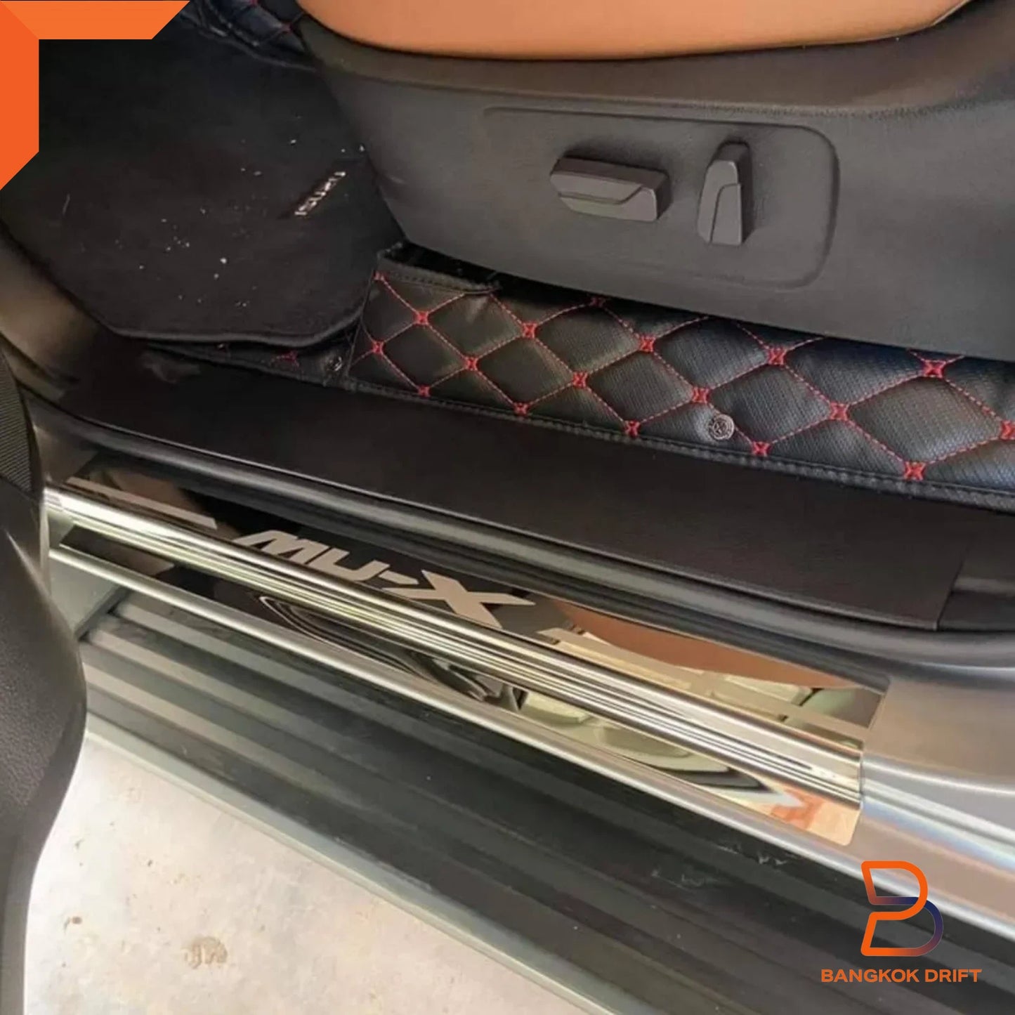 4x Chrome Door Sill Scuff Plates for Isuzu MU-X MUX (2021-2024)